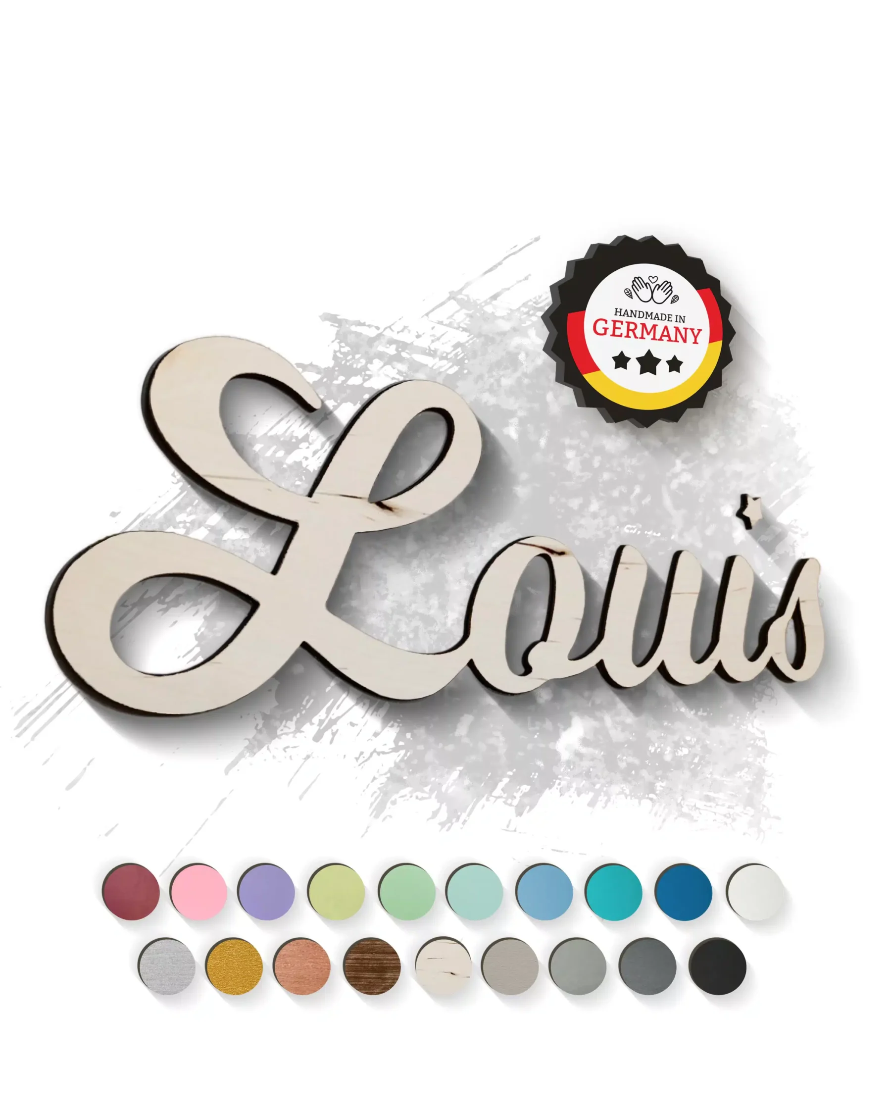 Individueller 3D-Schriftzug aus naturbelassenem Holz – Wandbuchstaben / Klebebuchstaben Dekoration Individueller 3D-Schriftzug aus naturbelassenem Holz – Wandbuchstaben / Klebebuchstaben