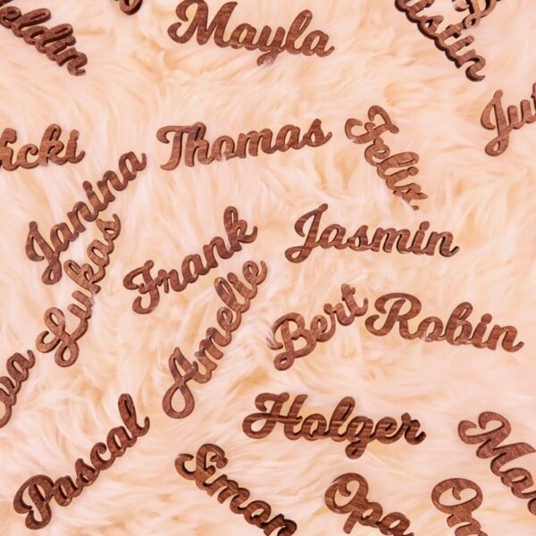 Hochzeitsdeko Tischkarten nachbestellen