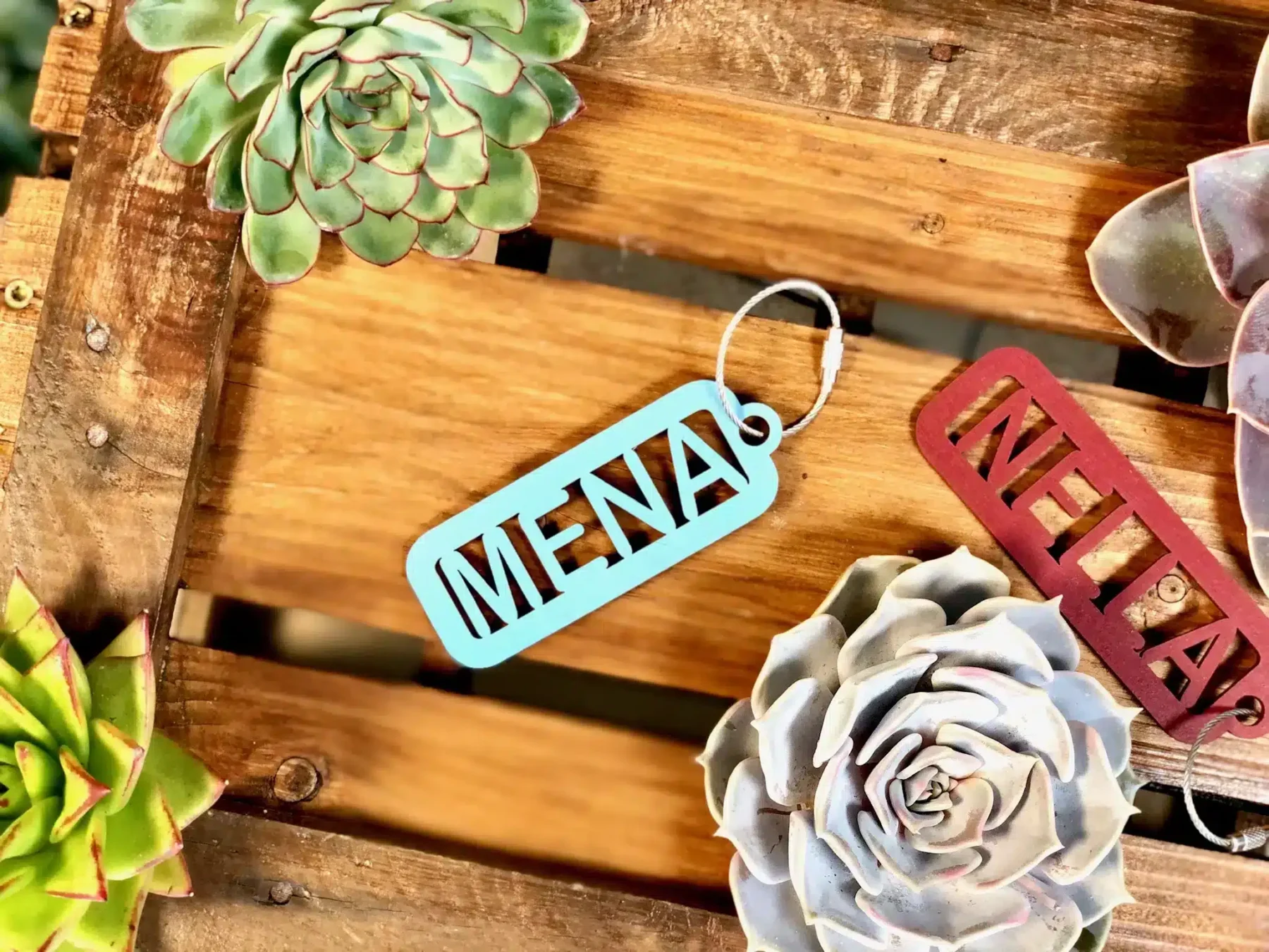 Geburt Schulranzen-Anhänger aus Holz