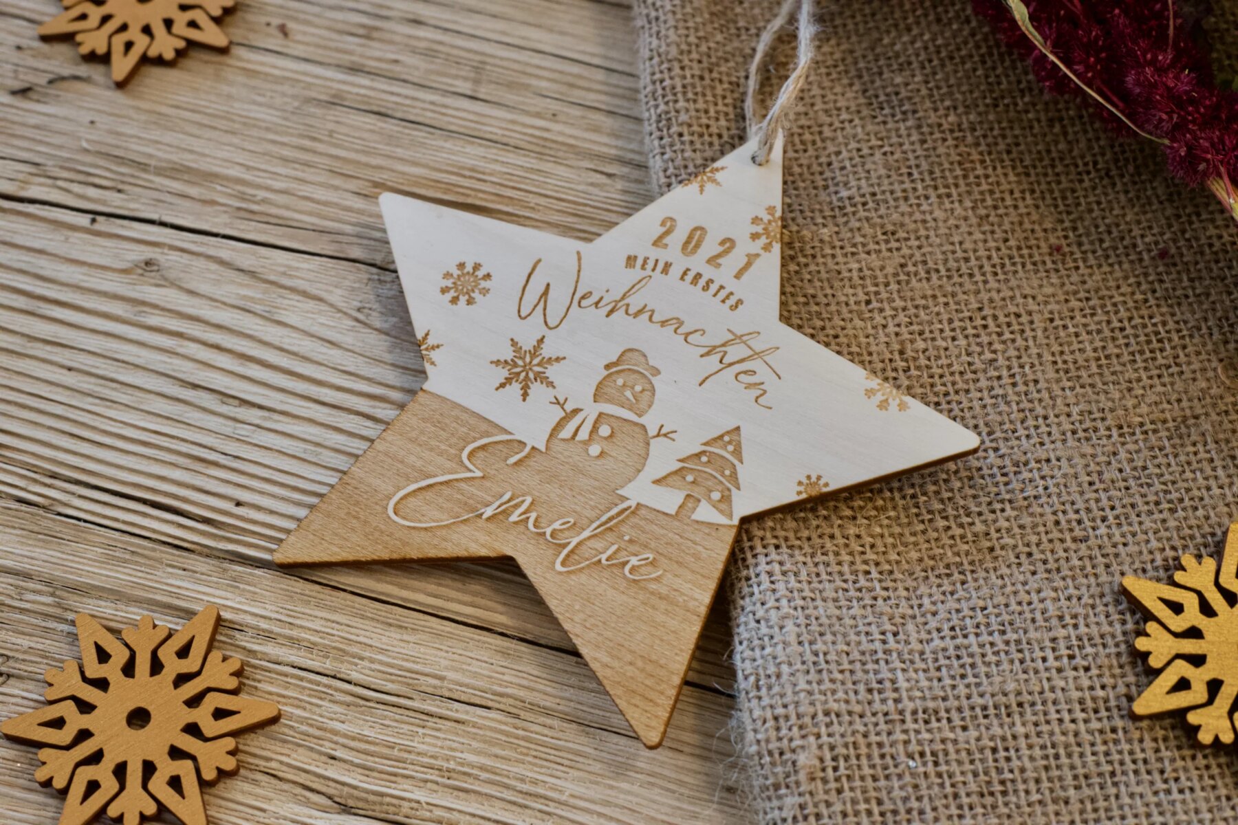 Weihnachtsstern – Mein erstes Weihnachten – wunderschöne Erinnerung Mein erstes Weihnachten Stern