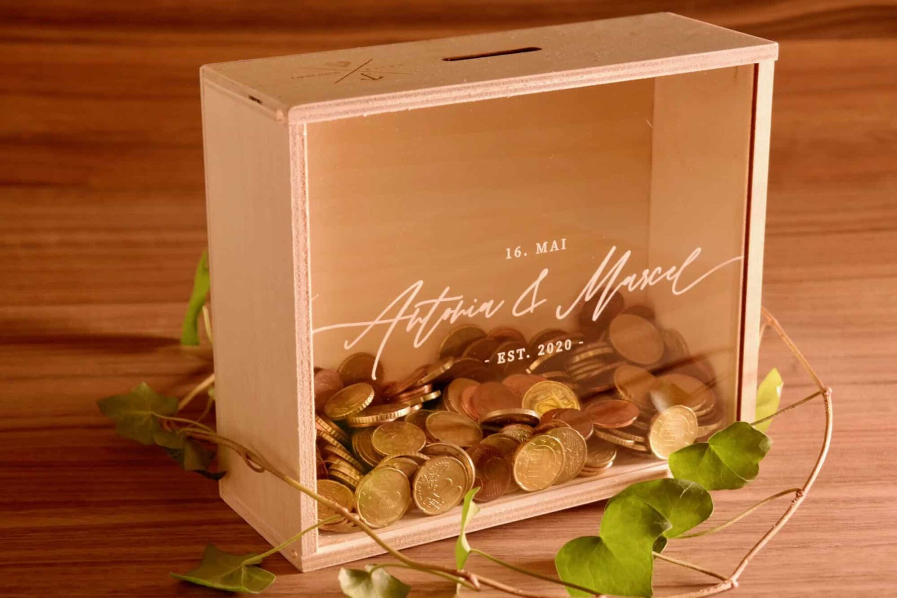 Lieblingskiste als Spardose zur Hochzeit Sparkisten Lieblingskiste als Spardose zur Hochzeit