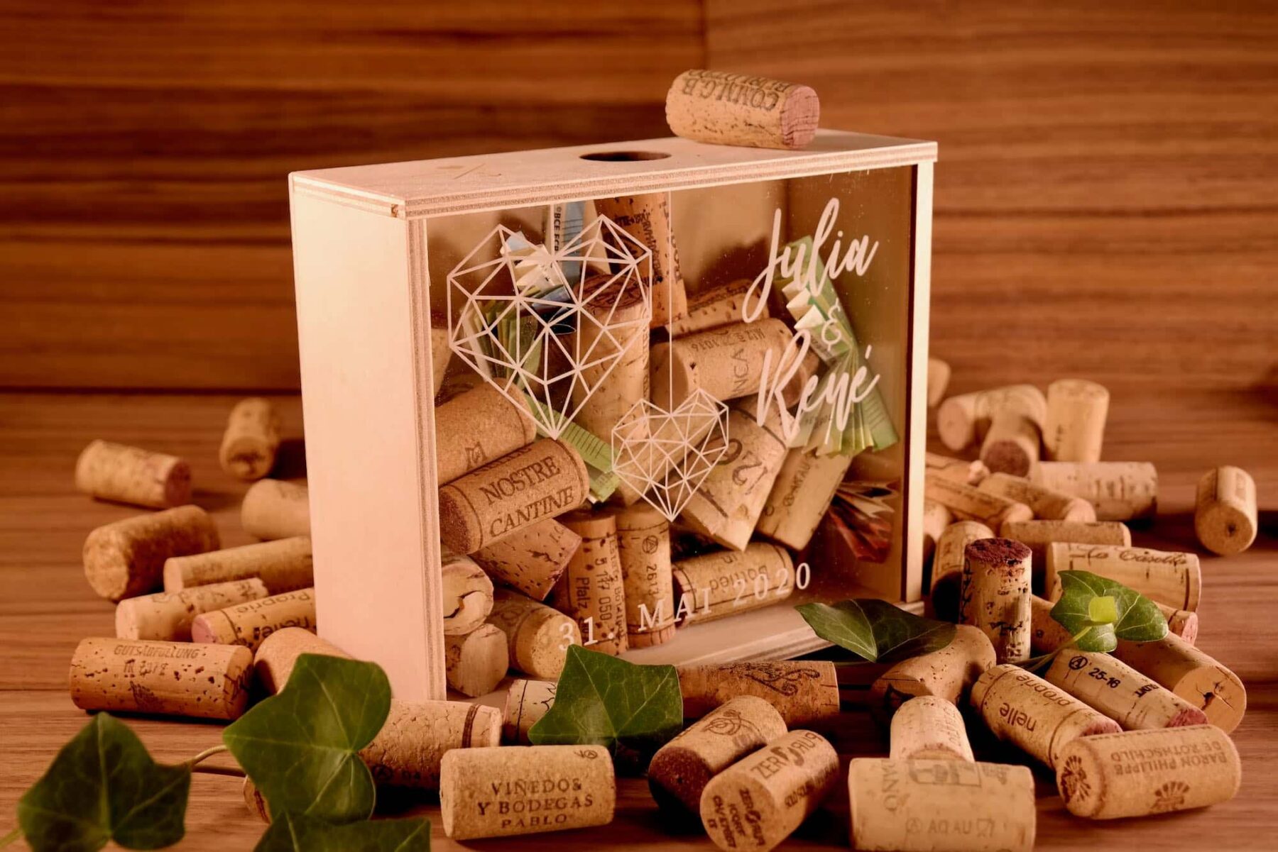 Lieblingskiste Lieblingskiste – Geldgeschenk zur Hochzeit “Auf euch!”