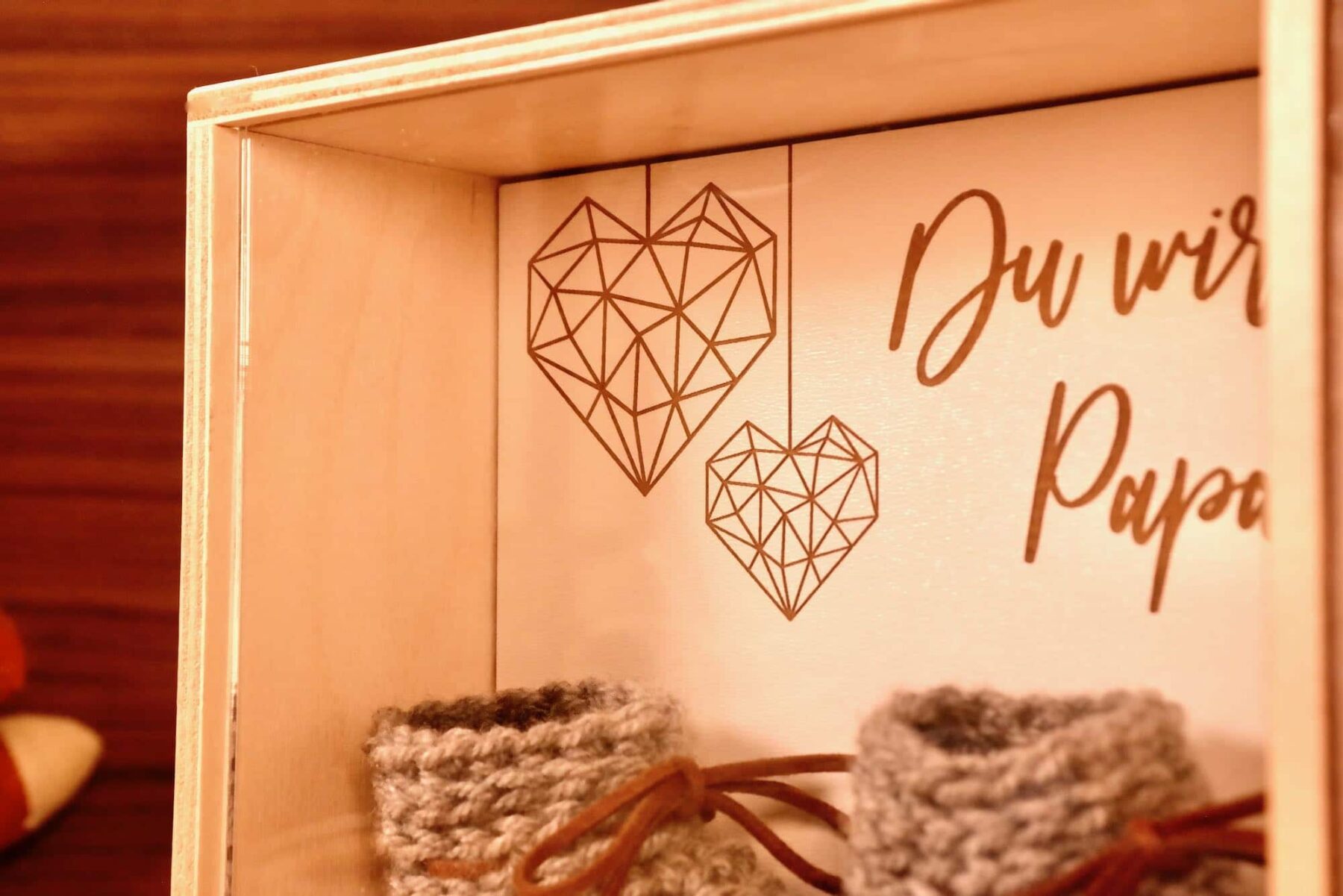 Sparkisten Lieblingskiste: Du wirst Papa! Schwangerschaft verkünden