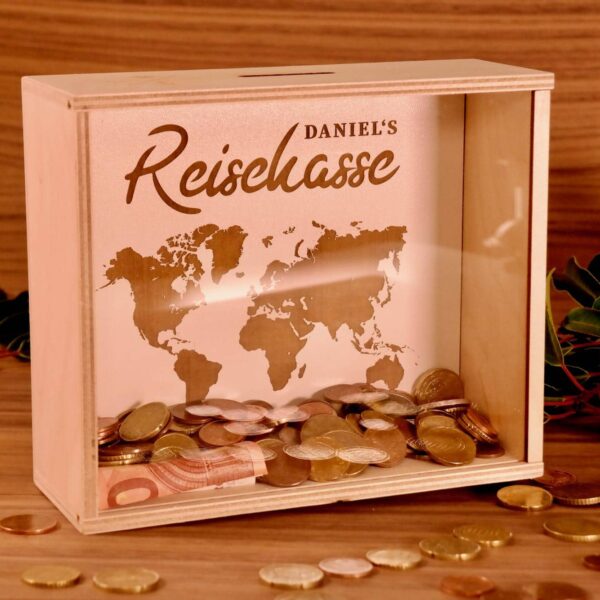 Lieblingskiste: Geldgeschenk als Spardose – zum Urlaub / zur Reise Einzug Lieblingskiste: Geldgeschenk als Spardose – zum Urlaub / zur Reise