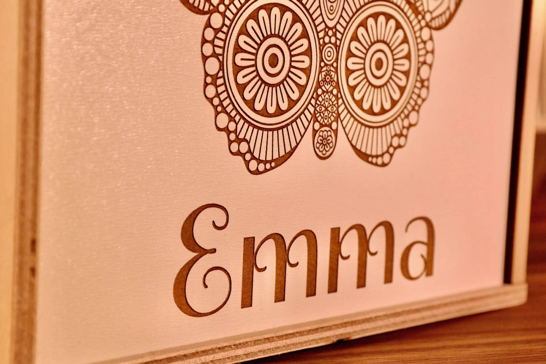 Spardosen für Kinder Lieblingskiste: Spardose mit Wunschname für Kinder Mandala-Design