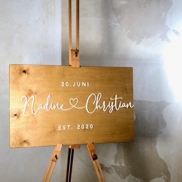 Zubehör Staffelei zur Hochzeit, Geburtstage, Veranstaltung