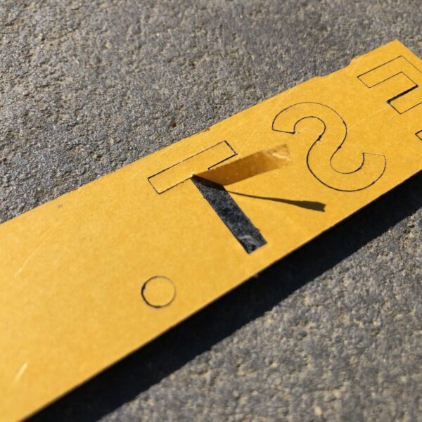 Zubehör Ersatz-Datum aus Acrylglas für “Alternatives Gästebuch”