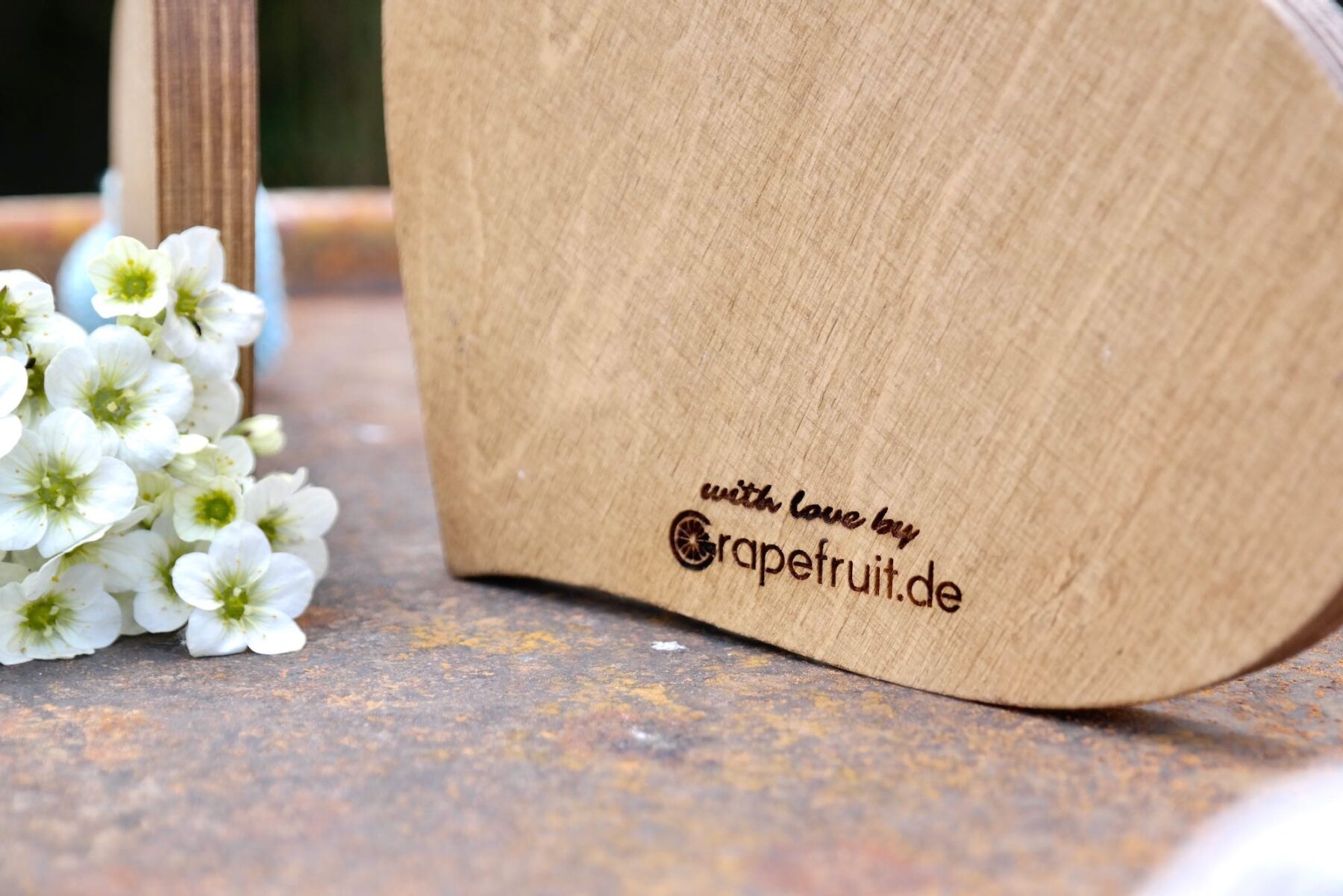 Geschenk Muttertag Herz Holz Personalisiert