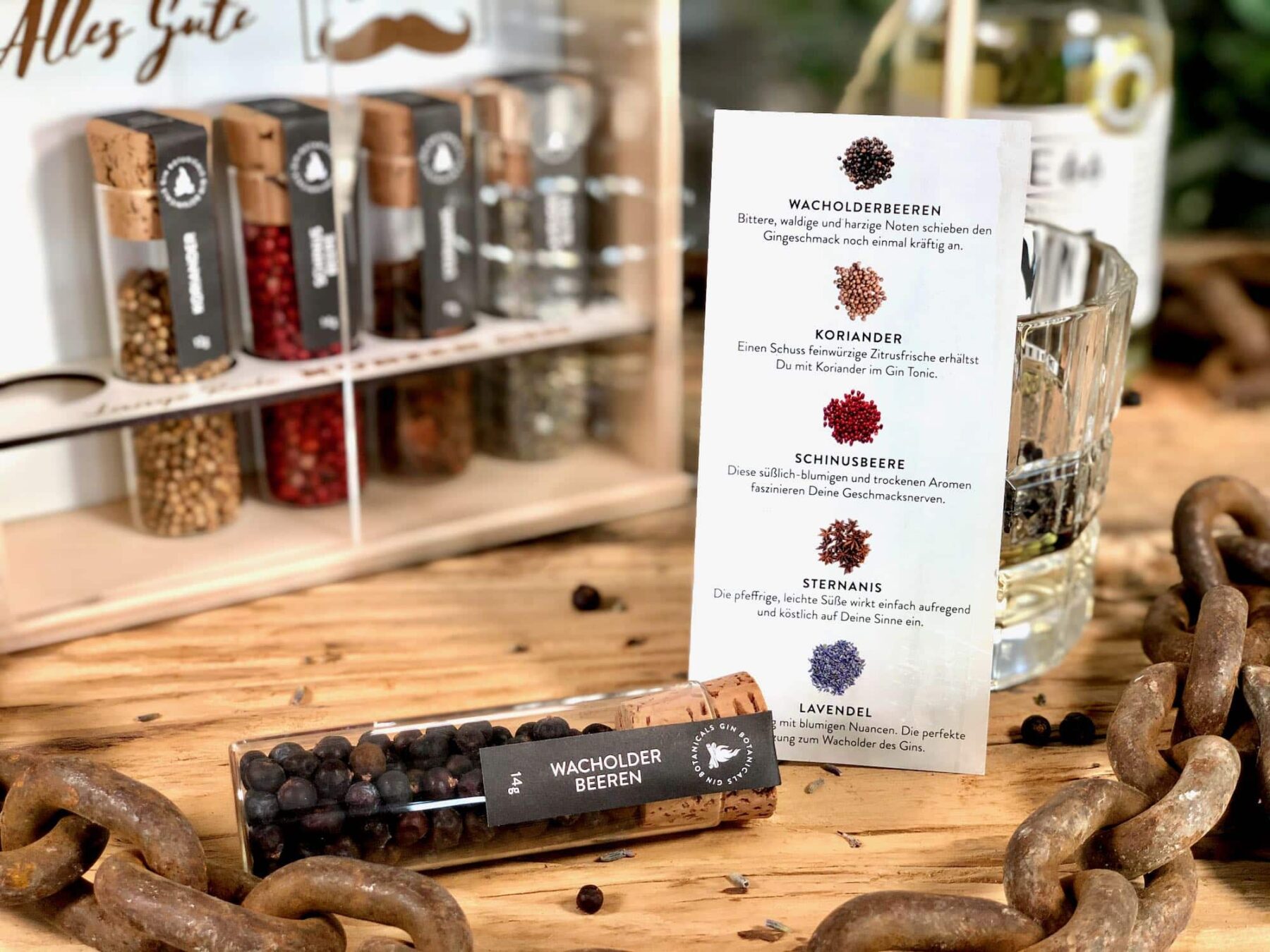 Gin Gewürze Geschenkkiste