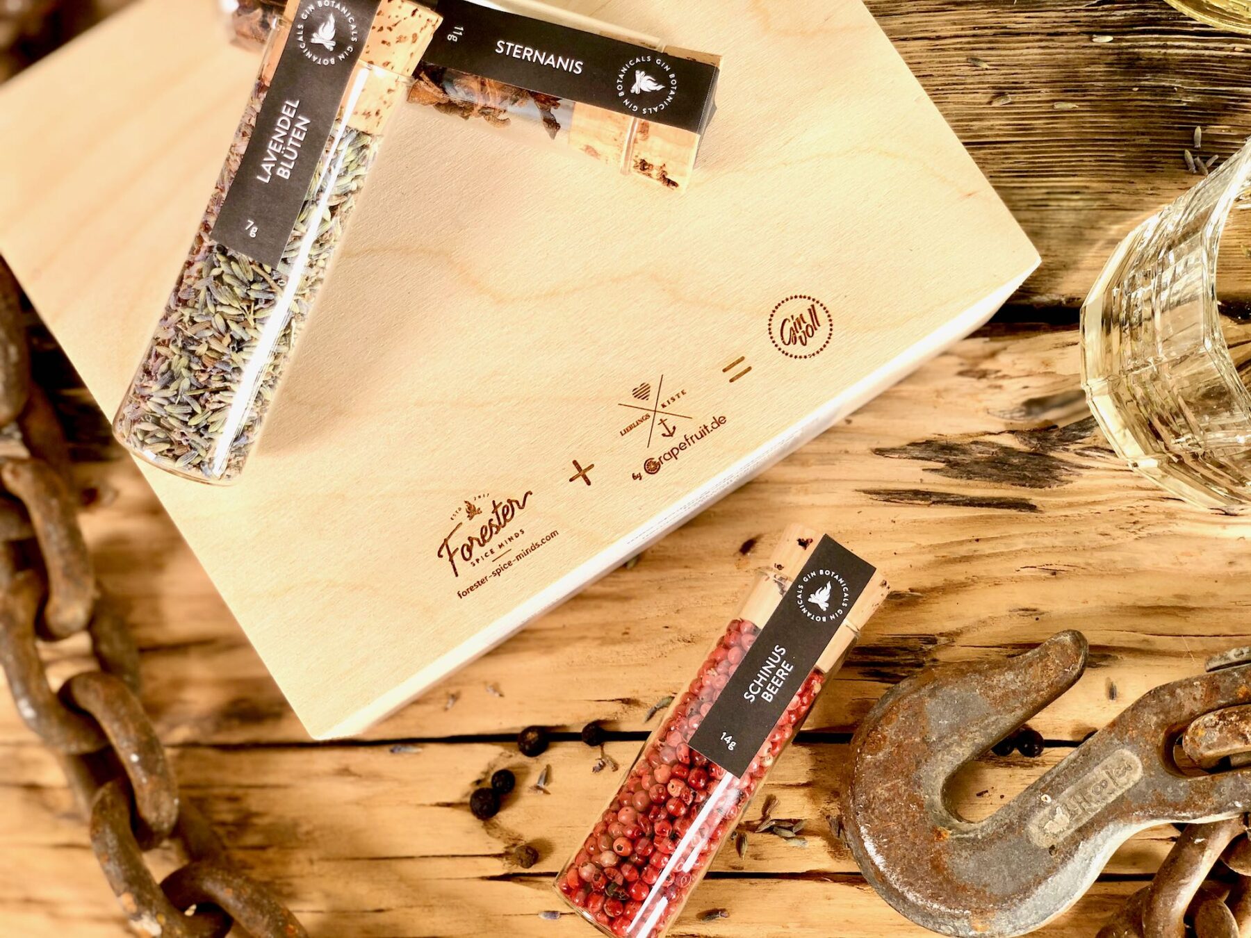 Gin Botanicals Geschenkkiste