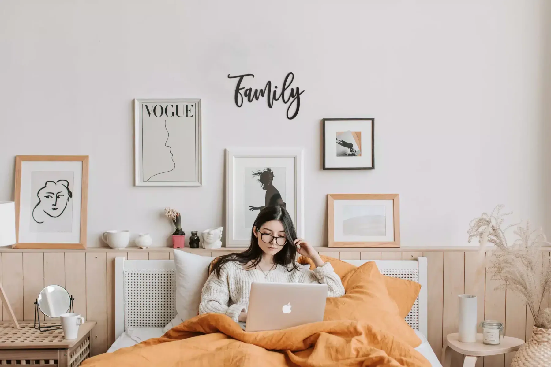 Sprüche aus Holz Family – Der individuelle 3D-Schriftzug aus Holz oder Acrylglas zum Aufkleben in Wunschfarbe