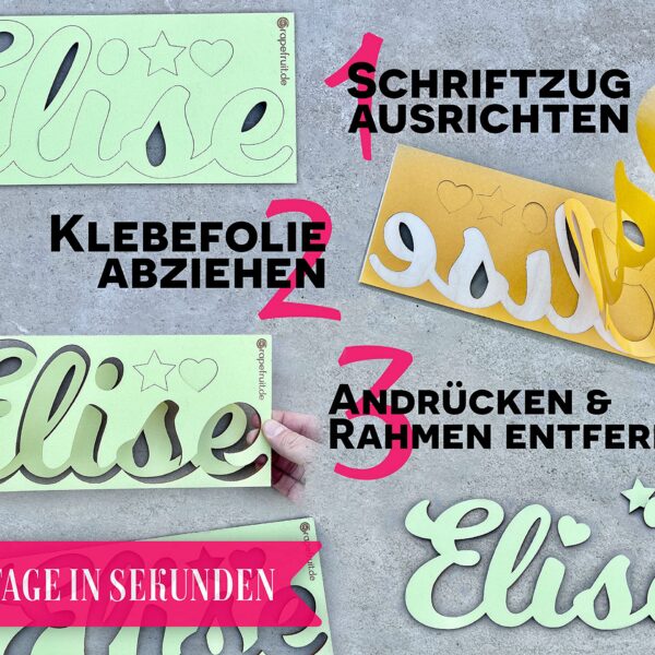 Sprüche aus Holz Get Naked – Der individuelle 3D-Schriftzug aus Holz oder Acrylglas zum Aufkleben in Wunschfarbe