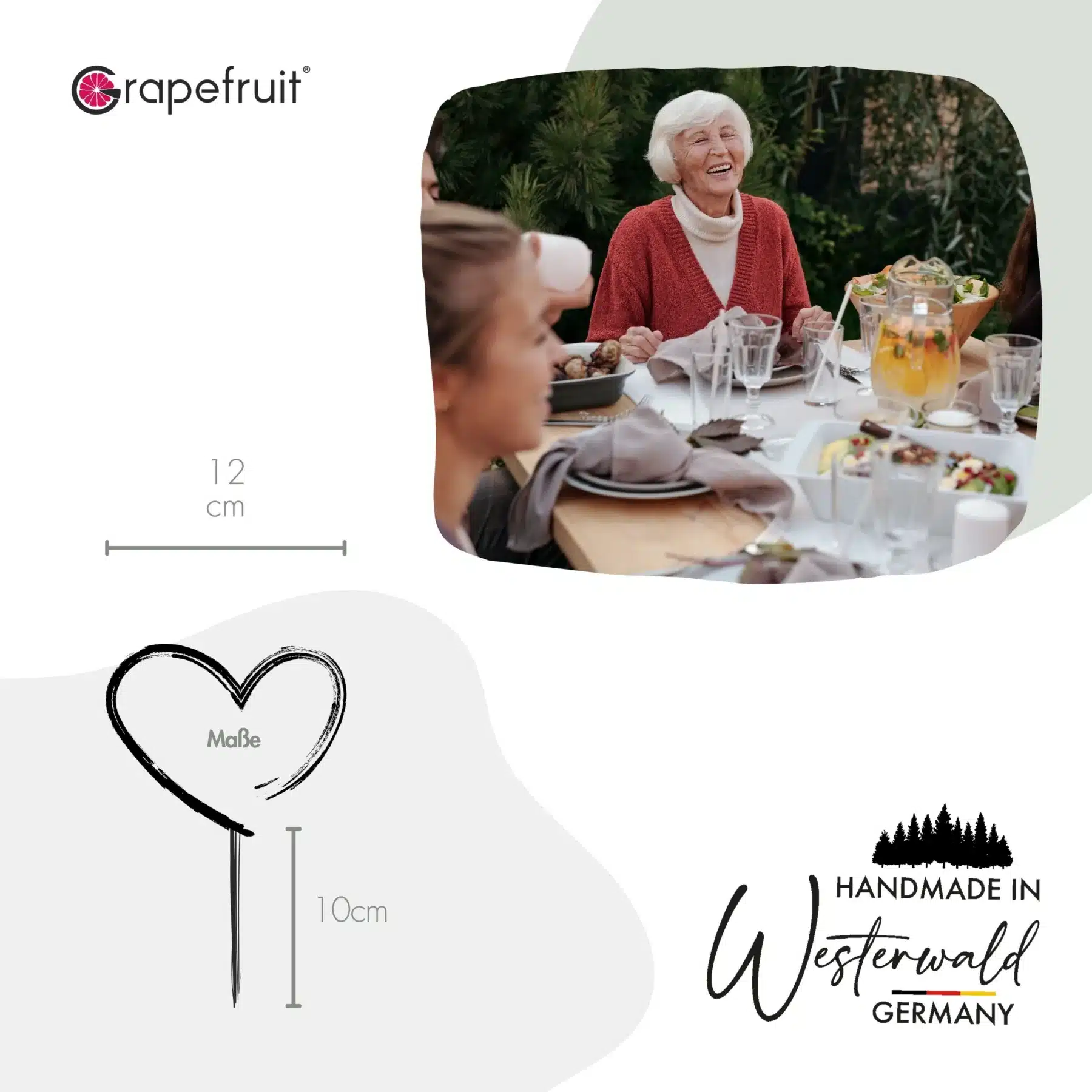 Für Kinder Grapefruit® Cake Topper Prinzessin zum Geburtstag mit Name aus Holz Personalisiert