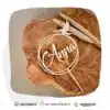 Glaube Grapefruit® personalisierter Cake Topper aus Holz mit individuellen Wunschnamen  Tortendekoration, Name, Vorname, Kuchendeko, Topper Kuchen, individuell (Taufe/Kommunion/Konfirmation – Taube)