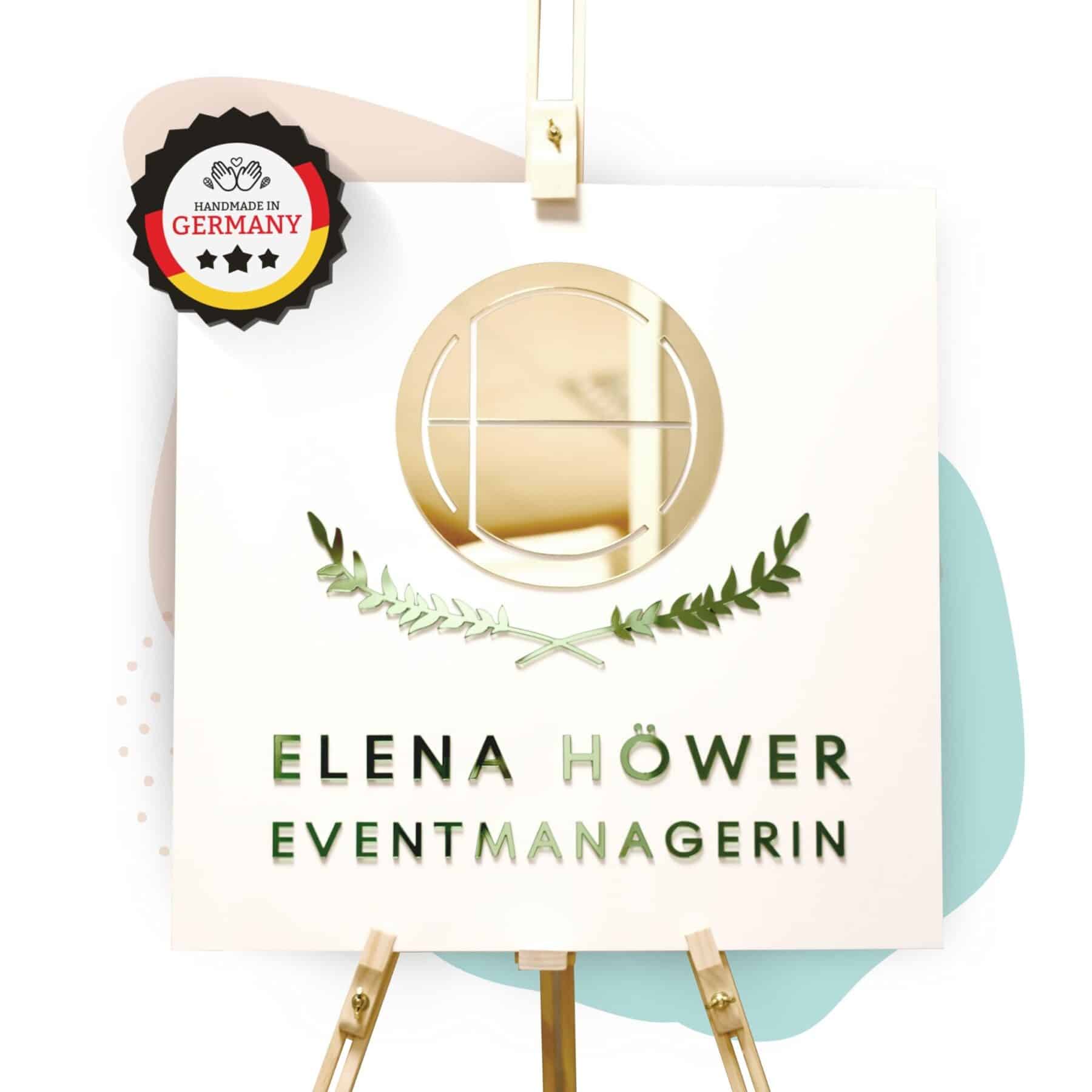 Business Grapefruit® Signature Sign 60 – Edles Logo aus Acrylglas