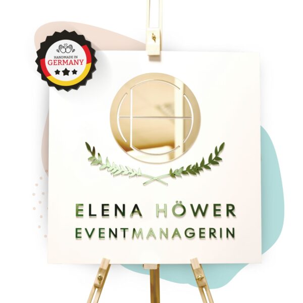 Business Grapefruit® Signature Sign 60 – Edles Logo aus Acrylglas