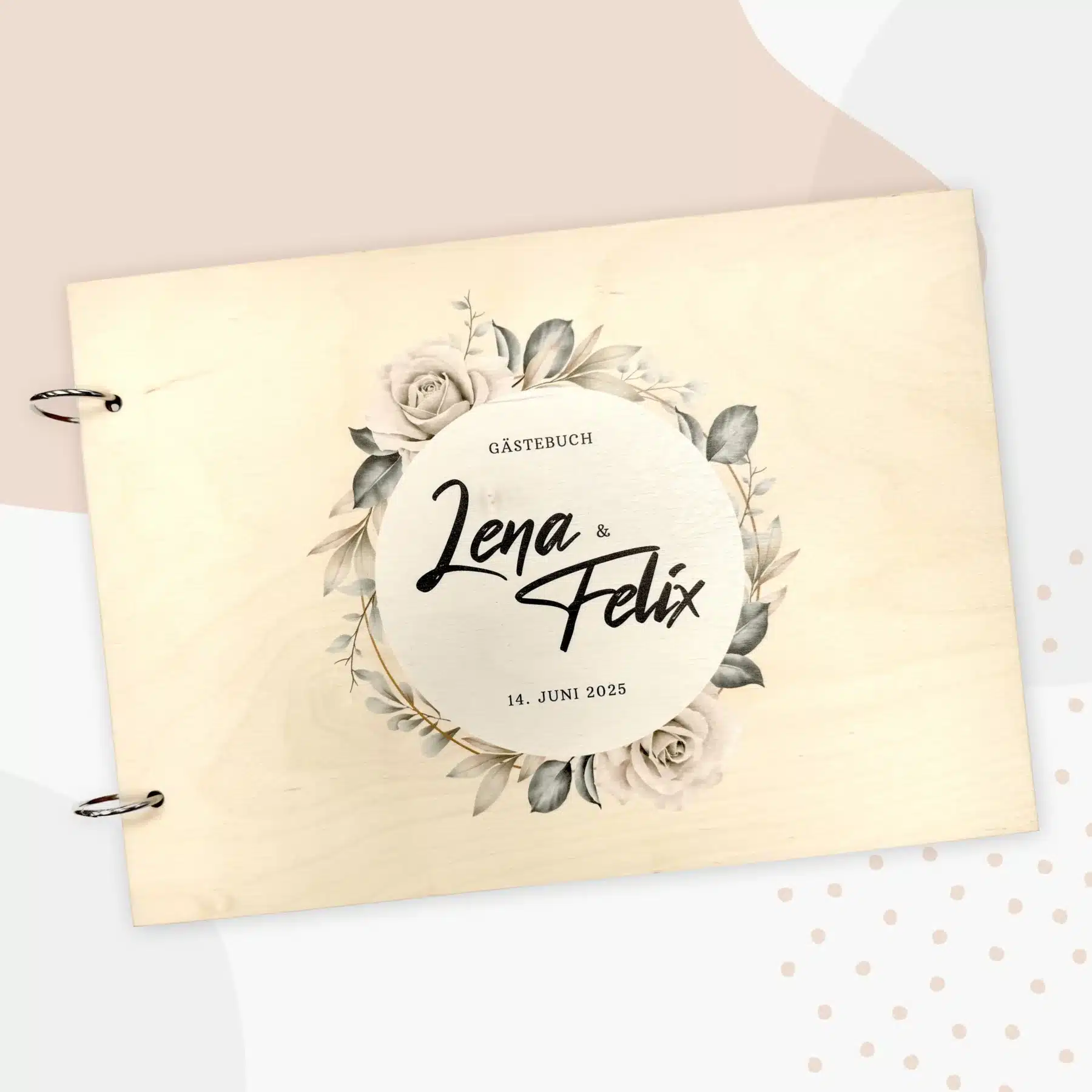 Edles Gästebuch zur Hochzeit – Erinnerungsbuch Fotobuch aus Holz – Modell Lena Gästebücher Edles Gästebuch zur Hochzeit – Erinnerungsbuch Fotobuch aus Holz – Modell Lena